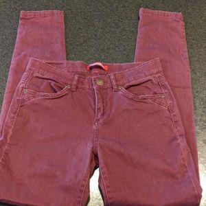 Burgundy Unionbay skinny pants